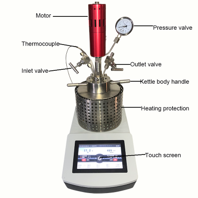 Lab Scale Stainless Steel High Pressure Reactor Autoclave