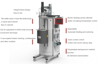 Lifting Overturning High Pressure Reactor