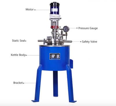 High Pressure Stainless Steel Chemical Stirring Reactor