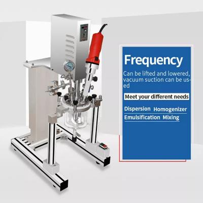 Semi Automatic Double protection Glass Vacuum Emulsifier Reactor