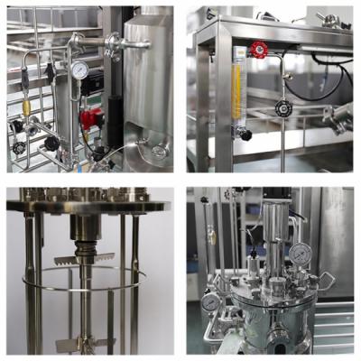 Benchtop bioreactor 100l 300l 500l 1000l 2000l 20000 100000 l 100 ton