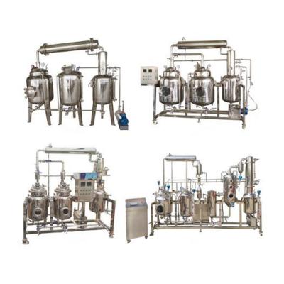 Small Herb Extraction Equipment Solvent Extraction And Concentrate Machine
