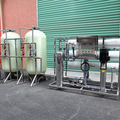 Pure Water Treatment Machine Manufacturer 3000Lph Reverse Osmosis System Automatic Purifying Industrial Water Filters