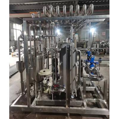 UHT Plate Pipe Type Specialized Food Beverage Juice Wine Sterilizer Machine Device Ultra-high temperature sterilization