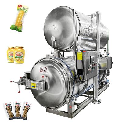 Large automatic dairy batch autoclave soya milk processing autoclave beverage sterilizer