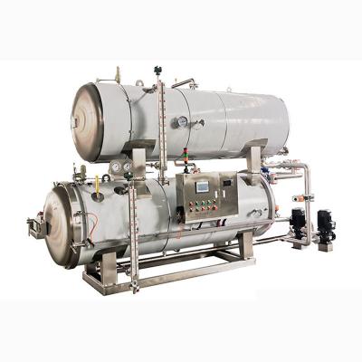 Industrial High Temperature Water Bath Sterilization Kettle Retort Autoclave Steam Spray Sterilization Pot