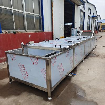 Fully automatic water bath pasteurization machine, vegetable cooking, cleaning and blanching machine, fruit sterilization equipment