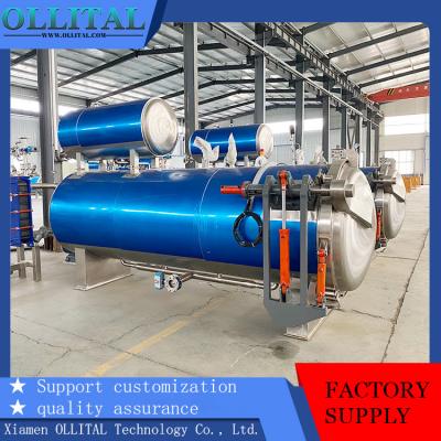 Industrial High Temperature Water Bath Sterilization Kettle Retort Autoclave Steam Spray Sterilization Pot