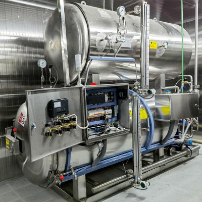 Large automatic dairy batch autoclave soya milk processing autoclave beverage sterilizer