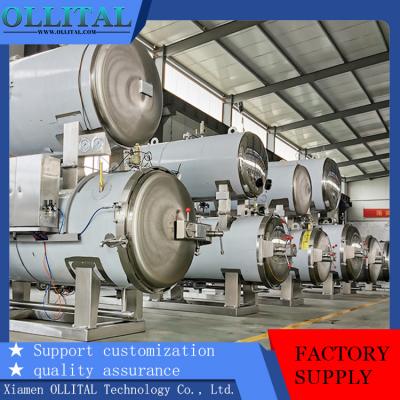 Industrial High Temperature Water Bath Sterilization Kettle Retort Autoclave Steam Spray Sterilization Pot