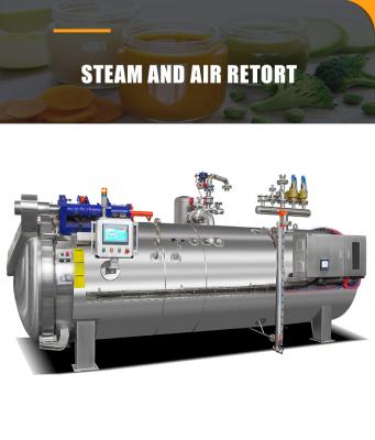 Good quality Industrial Steam Sterilizer Air Retort Machine Price Autoclave