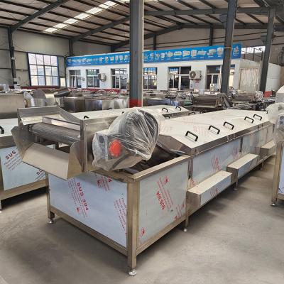 Fully automatic water bath pasteurization machine, vegetable cooking, cleaning and blanching machine, fruit sterilization equipment