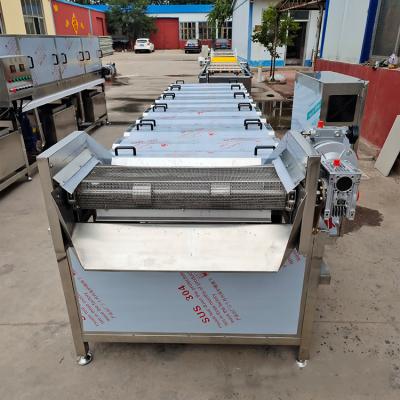 Fully automatic water bath pasteurization machine, vegetable cooking, cleaning and blanching machine, fruit sterilization equipment
