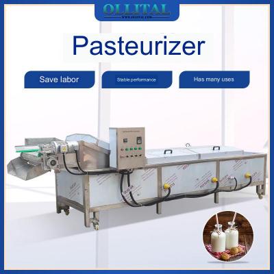 Fully automatic pasteurization machine jelly milk low temperature water bath pasteurization equipment
