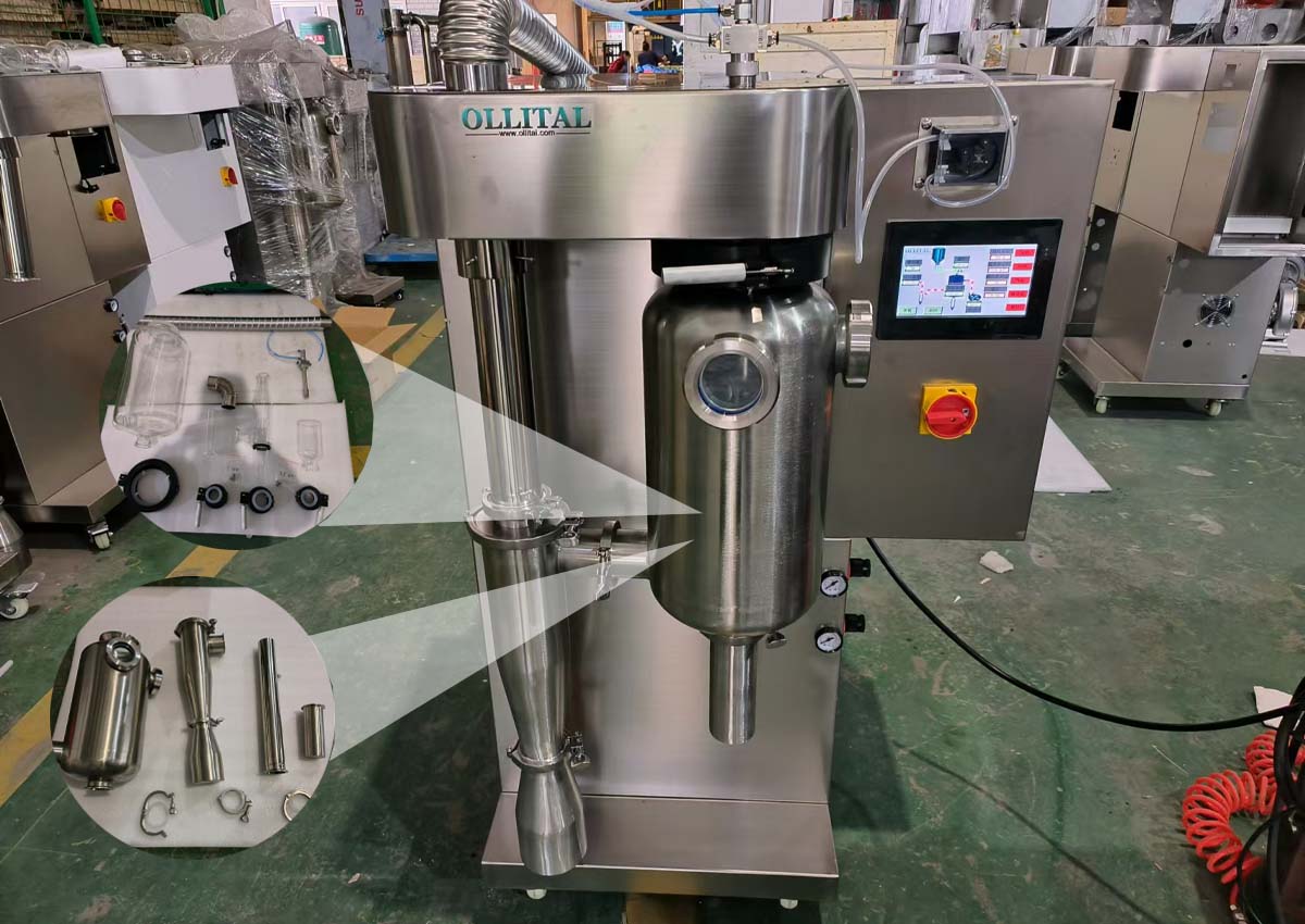 2L laboratory grade stainless steel spray dryer