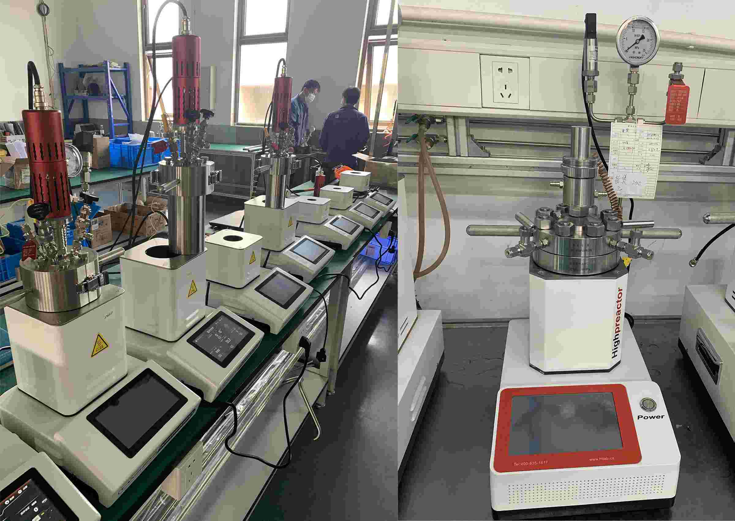 One of our clients from Singapore placed an order of 6 reactors.