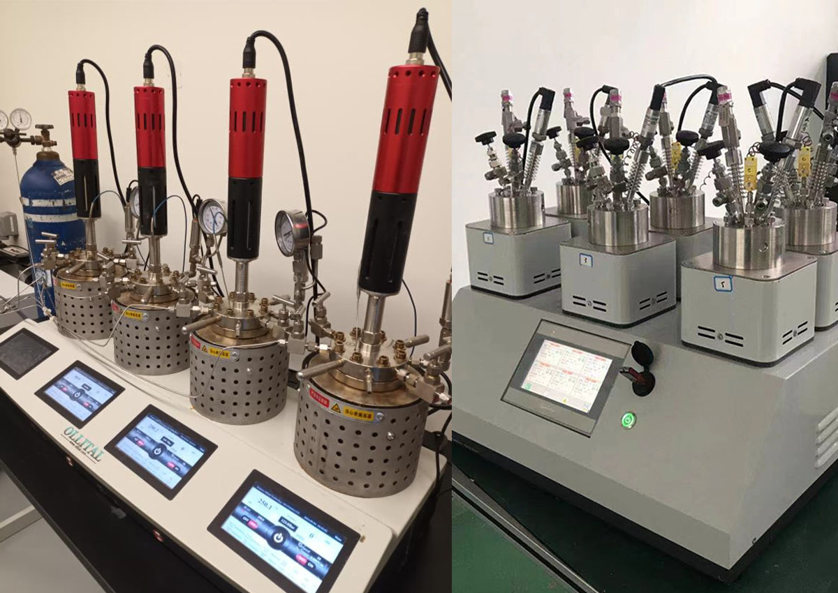 How to measure the pressure of a photochemical reactor?