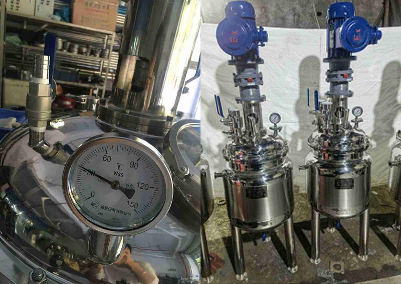 Today we ship 5 stainless steel reactors to one of our clients in US.