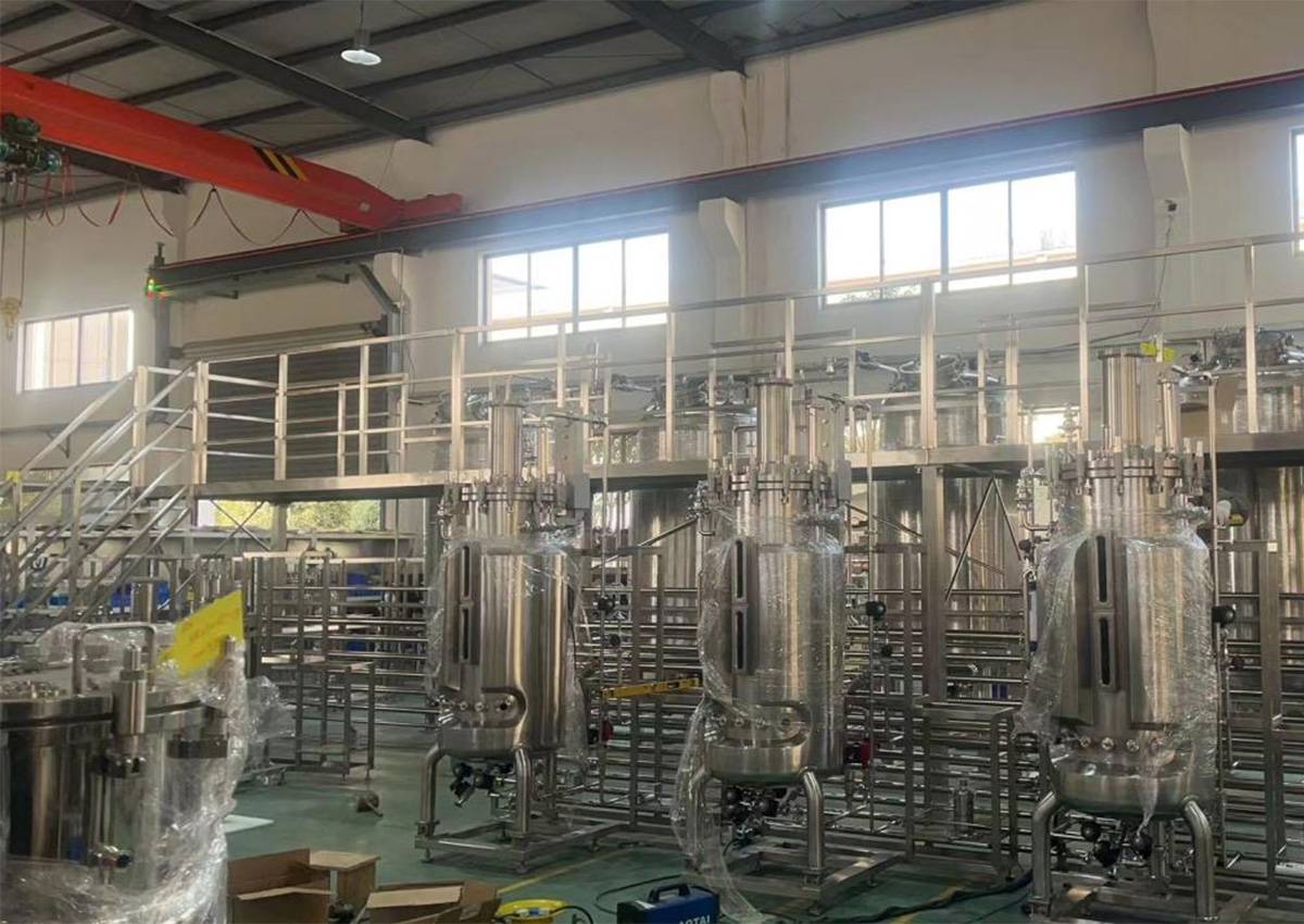 Bioreactor system of client from Philippines is under installation